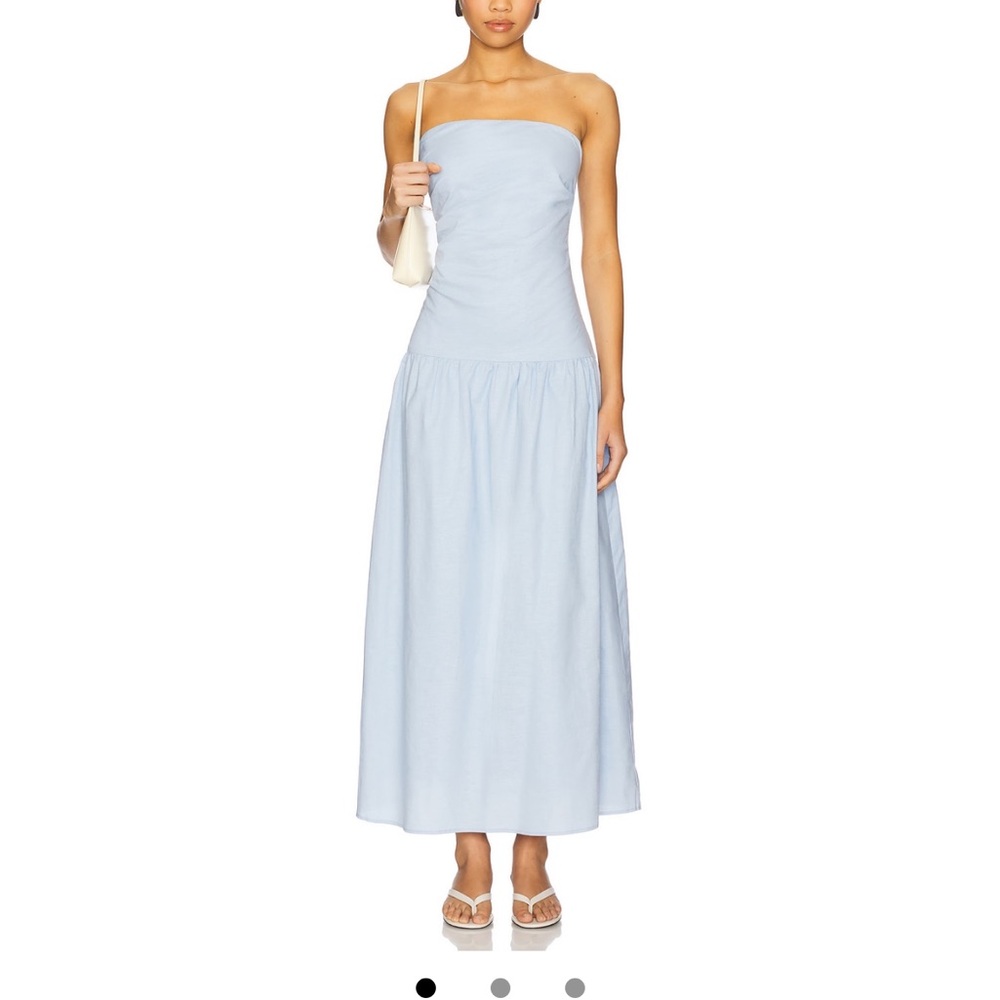 SNDYS Stella dress in cornflower
